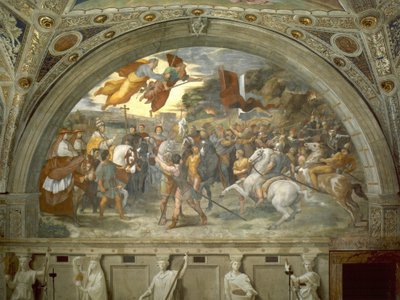 Incontro tra Leone Magno e Attila da Raffaello Sanzio Raphael